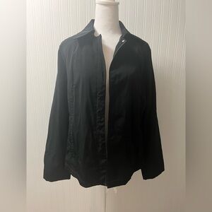 London Fog Women's Black Rain Coat